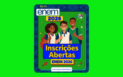 Inscrições abertas para o ENEM 2026